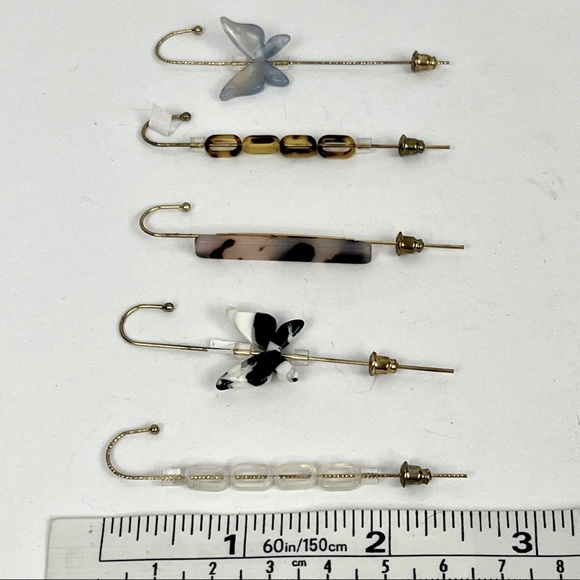 Lot of 5 Ear Cuffs Gold Tone in Color Earrings NWOT - Picture 9 of 11